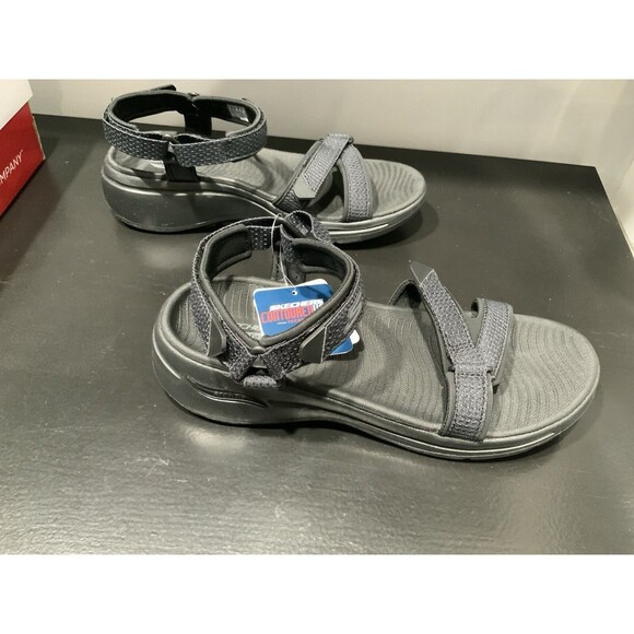 SKECHERS GO WALK Arch Fit - Cruise Around Sandals Women's 9 - Picture 4 of 6